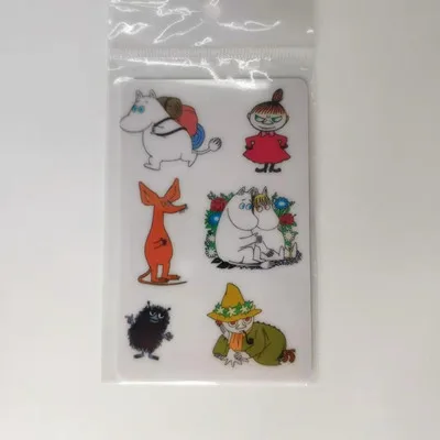 11 Moomin, новинка, наклейка на автобус, карточку, игрушка, наклейка, малыш, Муми, мультяшная наклейка, милый финский персонаж, наклейка на телефон, приятный цвет, наклейка - Цвет: 11