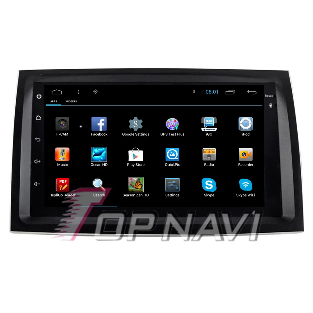 Topnavi четырехъядерный Android 6 0 Автомобильный GPS навигатор для KIA Old Sorento 2009 2010 2011 2012