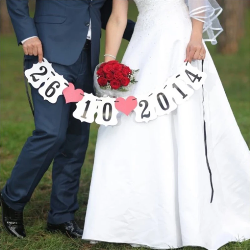 Украшение для свадебного мероприятия украшение автомобиля с цифрой в виде