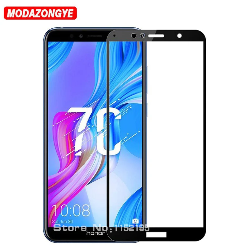 Honor 7C AUM L41 защита экрана полное покрытие для закаленное стекло Huawei 7 C 5