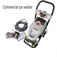 High-flow commercial car washing machine Automatic hand-push shut down Pressure washer brush truck pump Single phase 220V