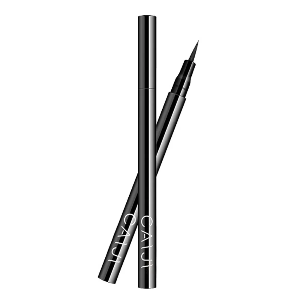 as the picture Black Eyeliner Quick-drying Waterproof Pen Accurate Long-lasting Not Blooming Liquid Lady Eyeliner Smooth Makeup Tool TSLM2 - Цвет: as the picture