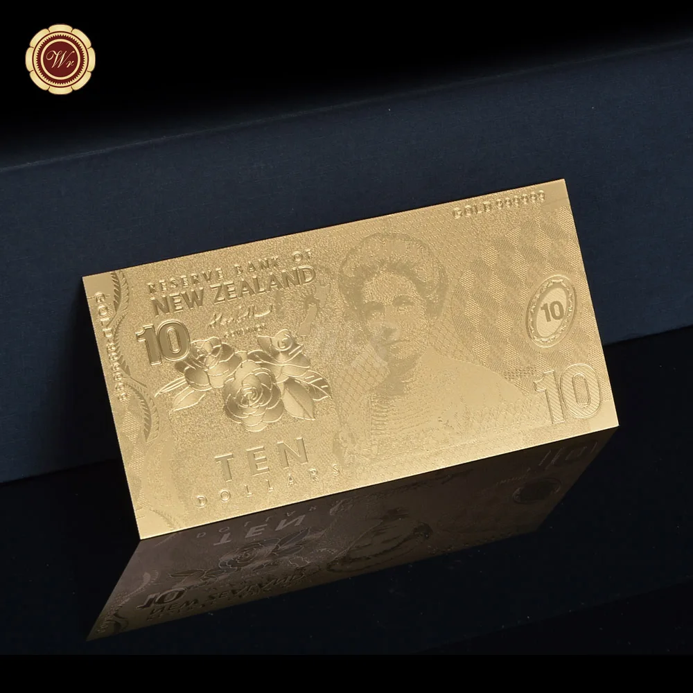 24 каратная Золотая фольга для банкнот резная фотобумага из Новой Зеландии с