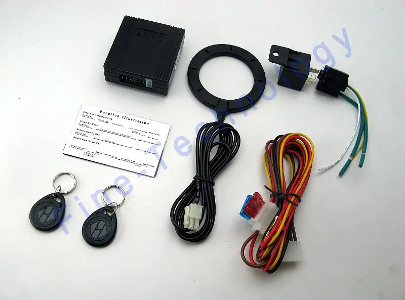 5 шт. в партии оптовая цена rfid-ключ Противоугонный транспондер 12 напряжения
