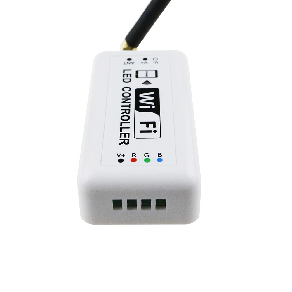 Wi-Fi Led Управление Лер DC12v 24 В диммер 12A 2 4 ГГц RGB/Цвет Температура/затемнения мини