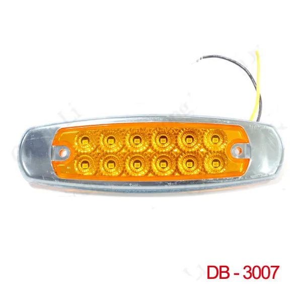 4X amber12V 24v герметичный светодиодный фонарь для грузовиков прицепов автобусов