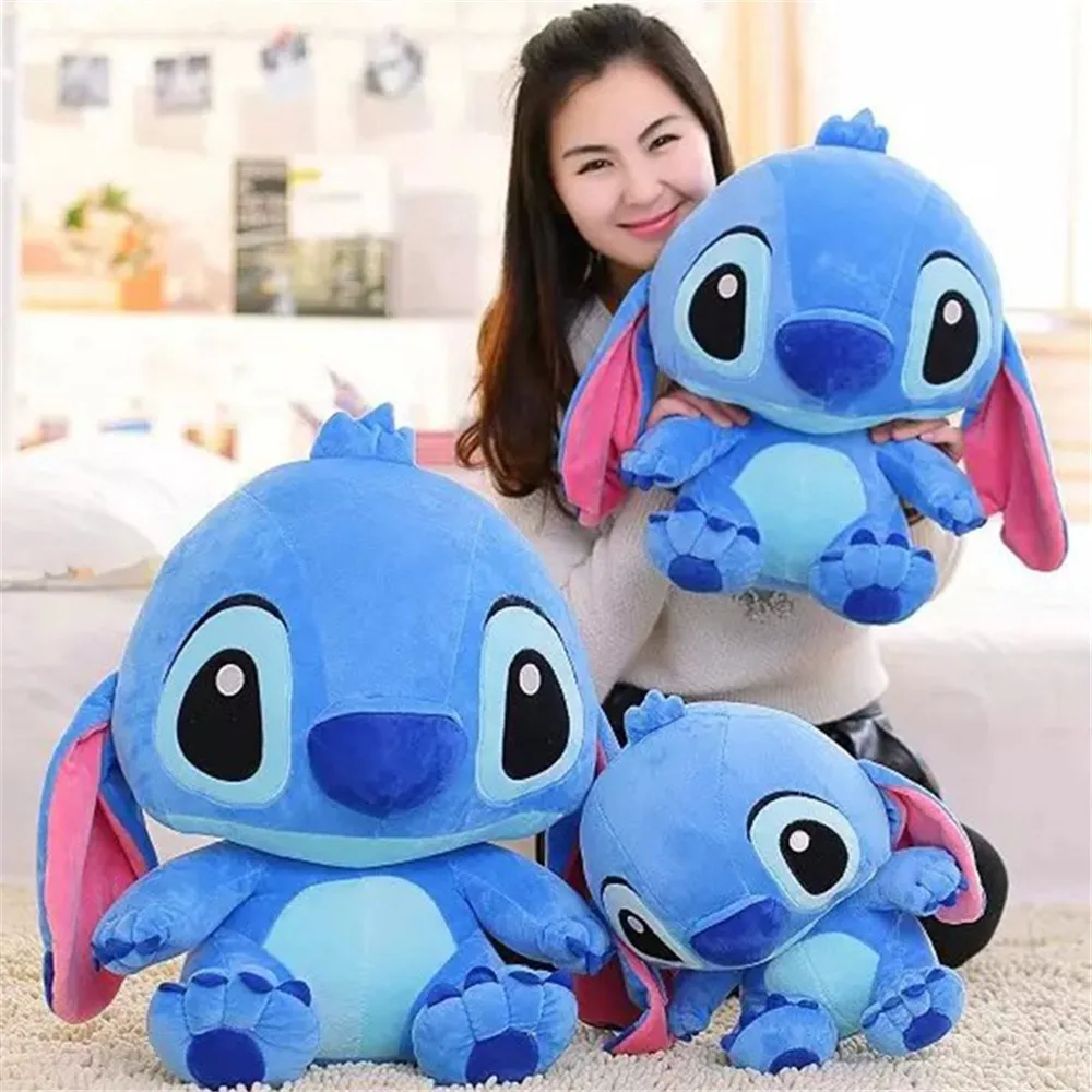 Низкая цена 55 см Kawaii животные Стич плюшевые куклы игрушки Аниме куклы 55 см милые плюшевые игрушки для детей подарок на день рождения