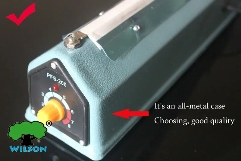 Хорошее качество все материалы термоуплотнительная машина 12 дюймов/300 мм длина и