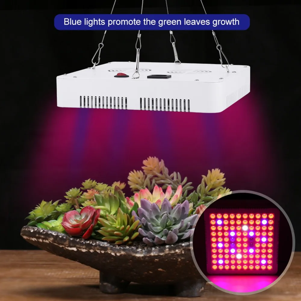 85 264V 100LED 300W Grow Light полный спектр лампы для гидропоники комнатные растения цветы ЕС