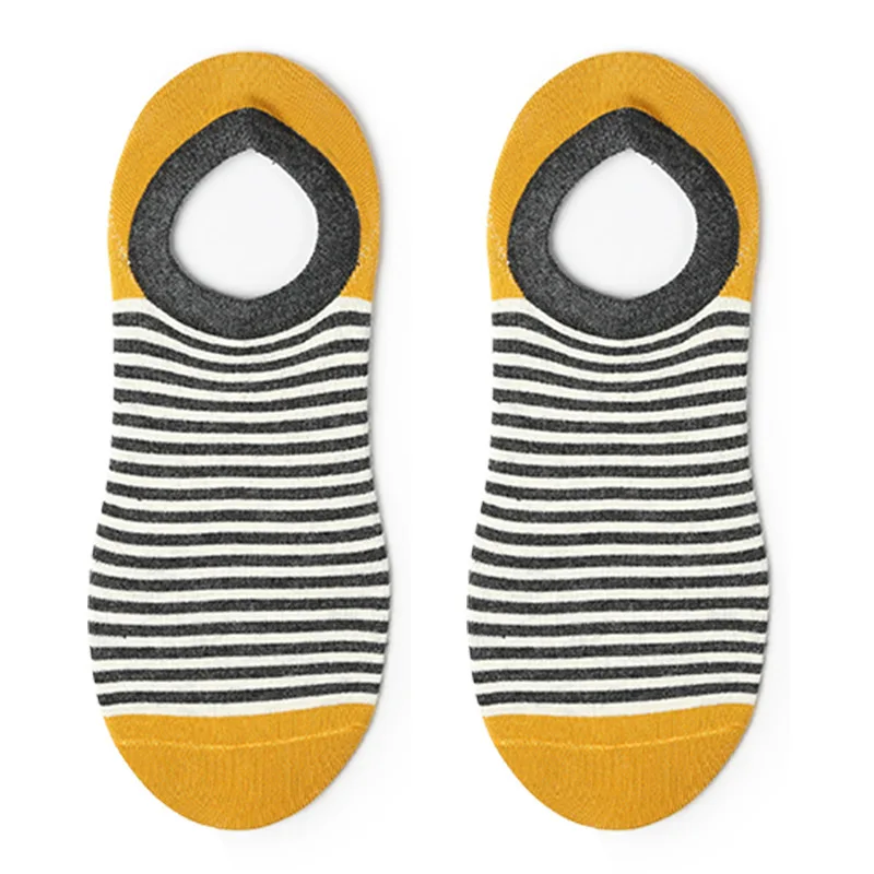 Pinstripe Socks [EIOISAPRA корейские забавные Для мужчин носки Творческие нескользящей следы Calcetines Skarpetki Харадзюку носки мужские короткие носки - Цвет: Pinstripe Socks