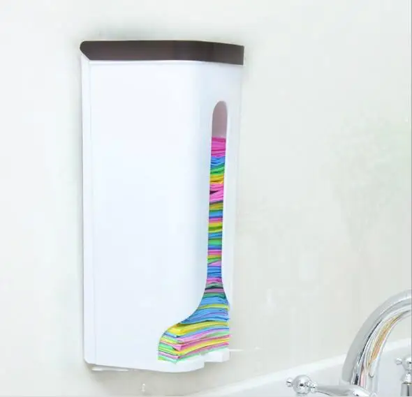 1 шт. кухонный настенный мешок для мусора ванной комнаты пластиковый органайзер