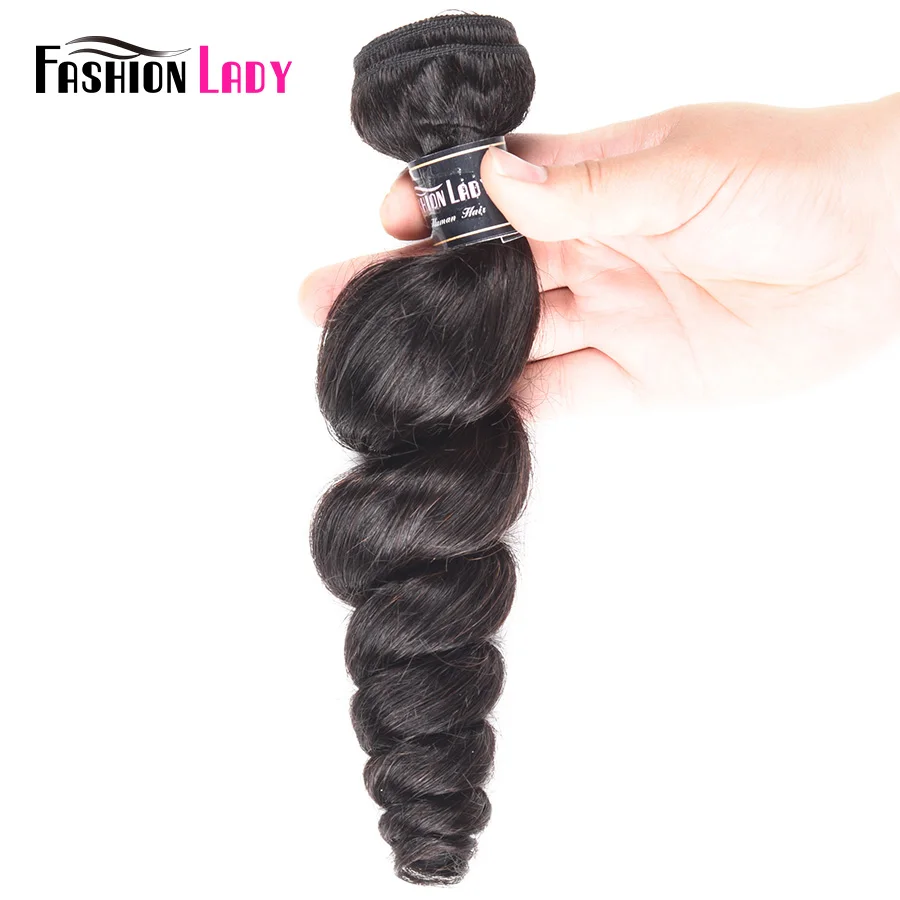 Модные женские предварительно окрашенные бразильские волнистые пучки волос 1 # Jet