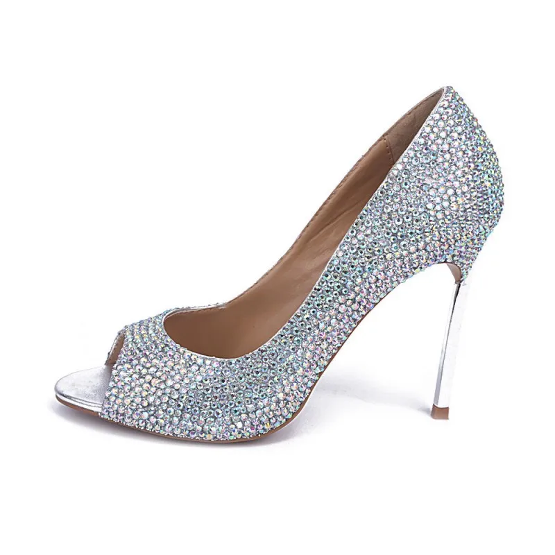 Новая модная женская обувь Сезон осень женские туфли без шнуровки с открытым