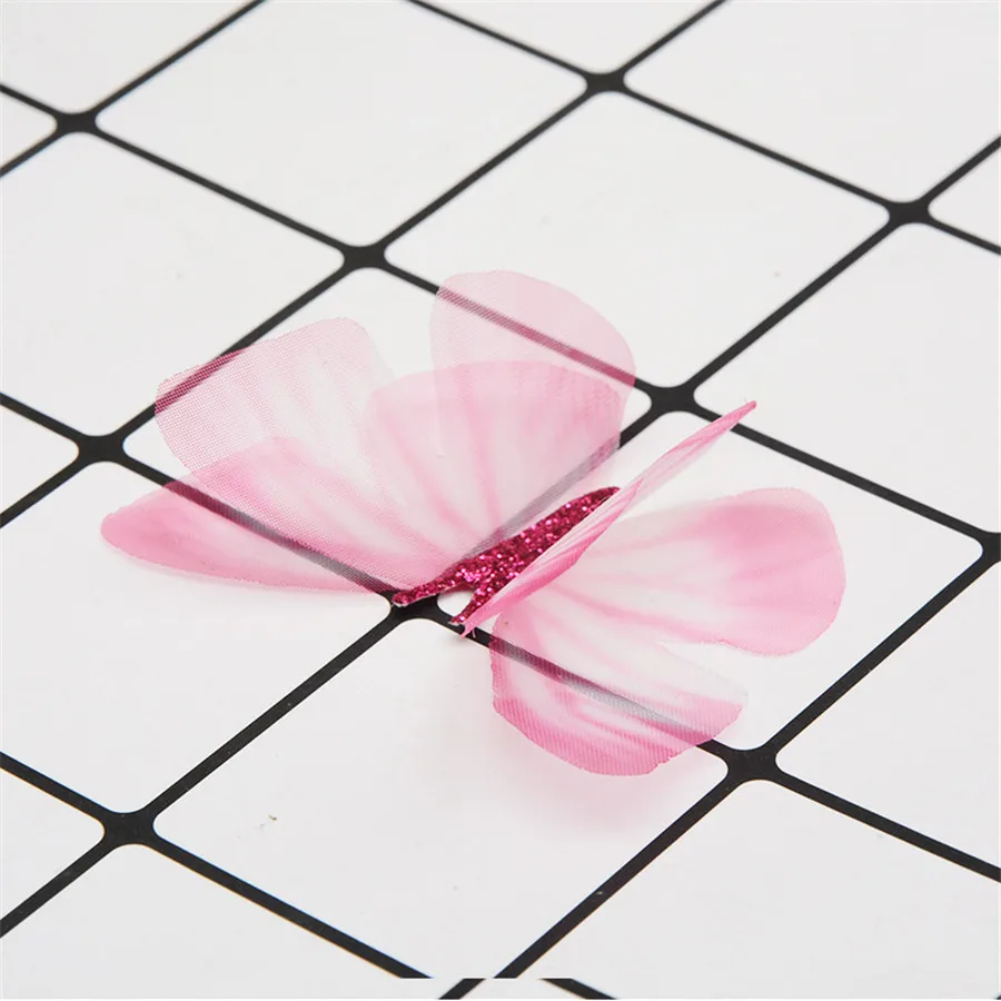 10 шт. Красочные бабочки для DIY одежды шитье и ткани кружева колье Цепочки ожерелья