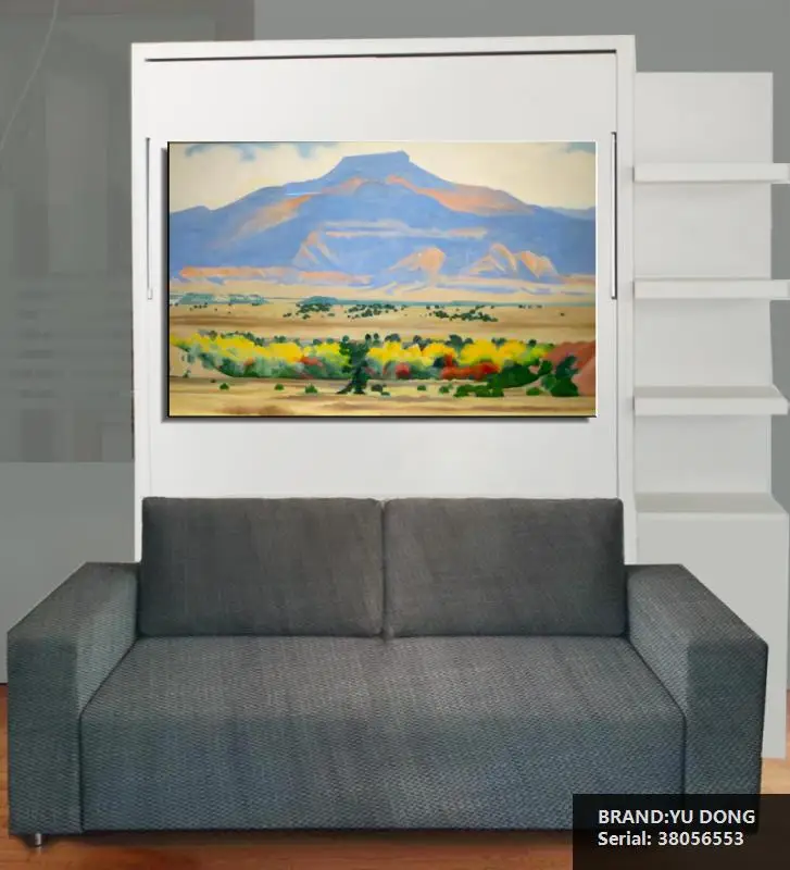 OKeefe грузии Пейзаж Классическая Картина Маслом Рисование искусство Спрей Без