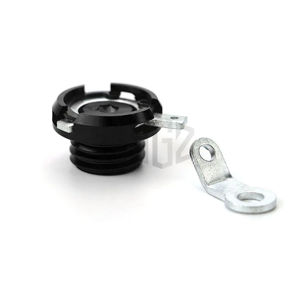 Алюминиевый Масляный наполнитель двигателя с ЧПУ для мотоцикла M20 * 2 5 крышка