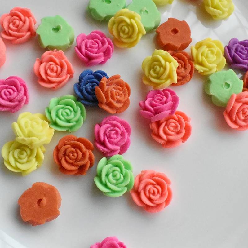 18 шт. ЭВА в форме розовых цветов хрустальные водяные бусины для почвы детей