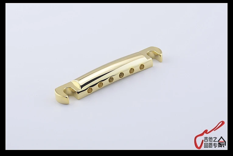 1 комплект гитарная семья Tune-O-Matic электрическая гитара нижний порожек и Струнодержатель золото(#1159) Сделано в Тайване