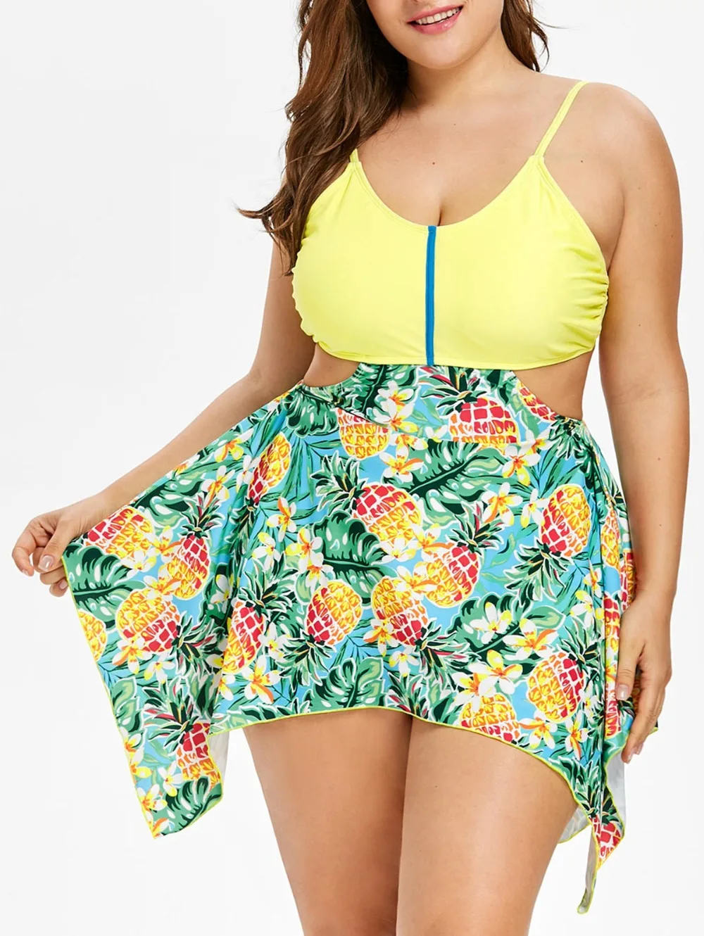 Плавание одежда 2019 пикантные костюм Для женщин танкини больших размеров