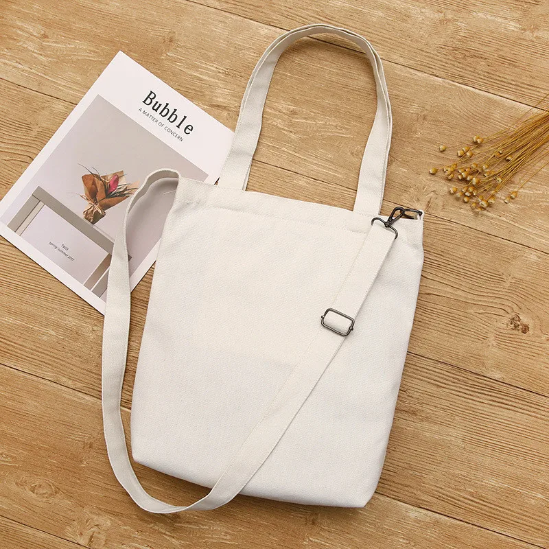 Холщовая сумка мессенджер для женщин дамская сумочка на одно плечо женская