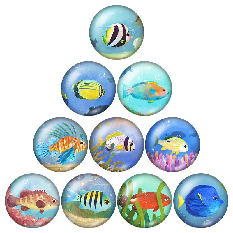 Новый прекрасный мультфильм Животные Смешанные 10 шт. 12 мм/18 мм/20 мм/25 мм кабошоны