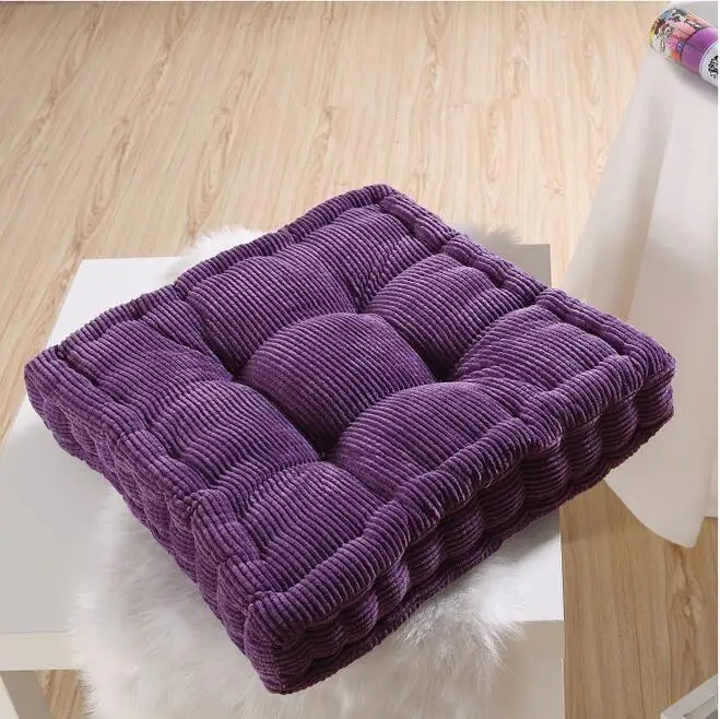Purple Главная стул Подушки колодки стул колодки сиденье Подушки стул Подушки Детские декоративный пол Подушки Детские Колодки Подушки для стула Домашний Текстиль - Цвет: Purple