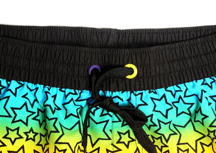 Женские шорты с высокой талией повседневные цветочным принтом пляжные в