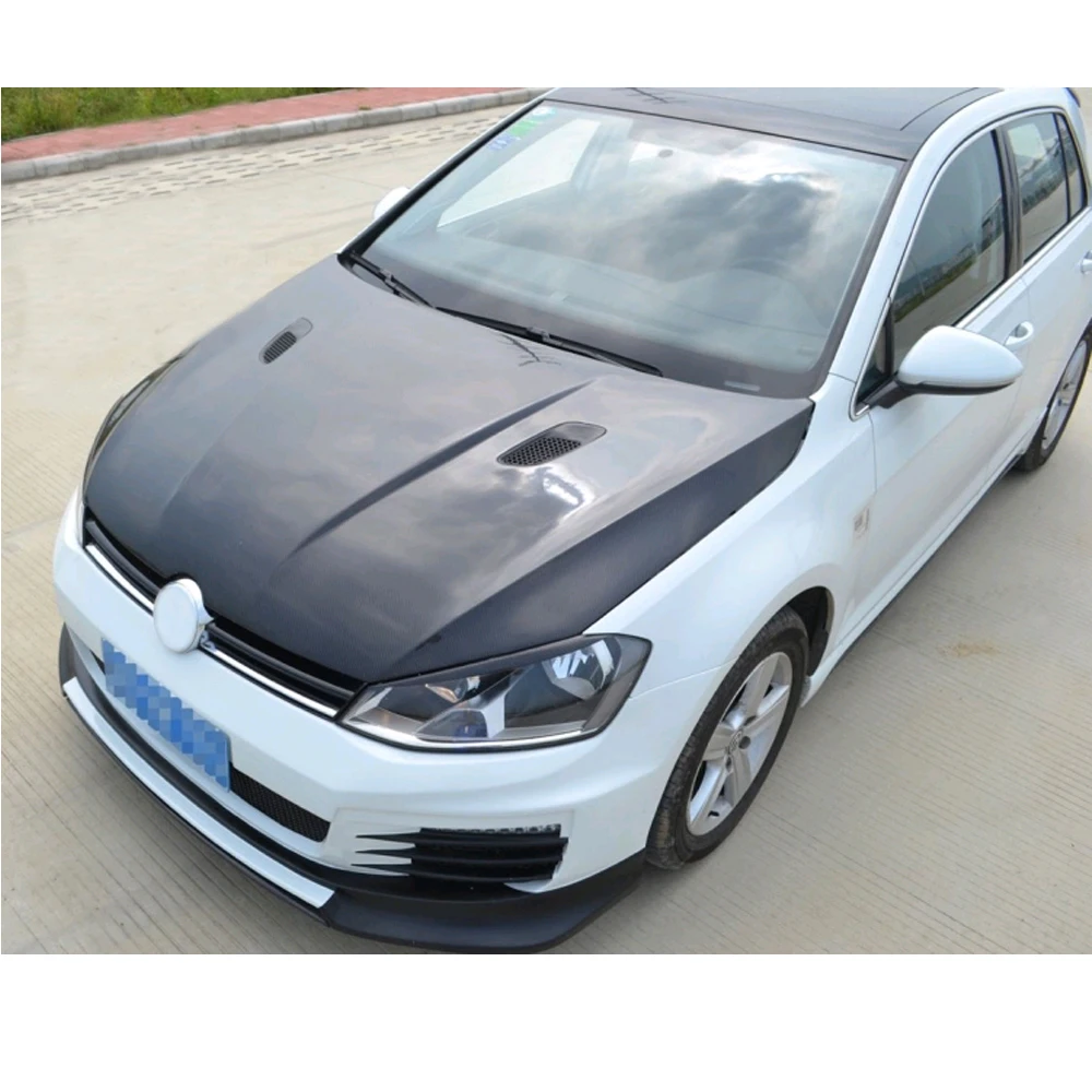 Карбоновый передний капот двигателя крышка багажника для Volkswagen VW Golf 7 VII MK7 хэтчбек GTI R- и задний диффузор