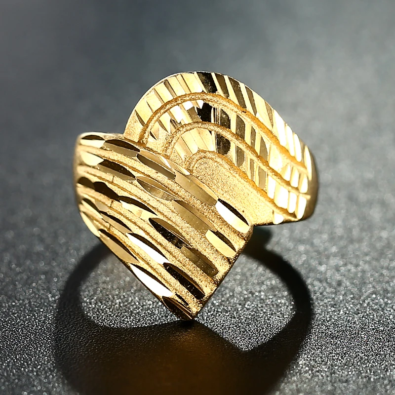 Original Jewelry Gold Color Geometric Rings For Women Bijoux Gifts | Украшения и аксессуары