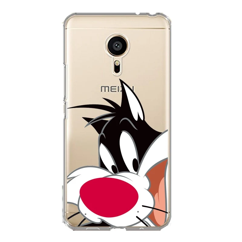 Мягкий прозрачный чехол для телефона из ТПУ с тигром meilan MX6 pro6 U20 U10 A5 M5 M5S E E2