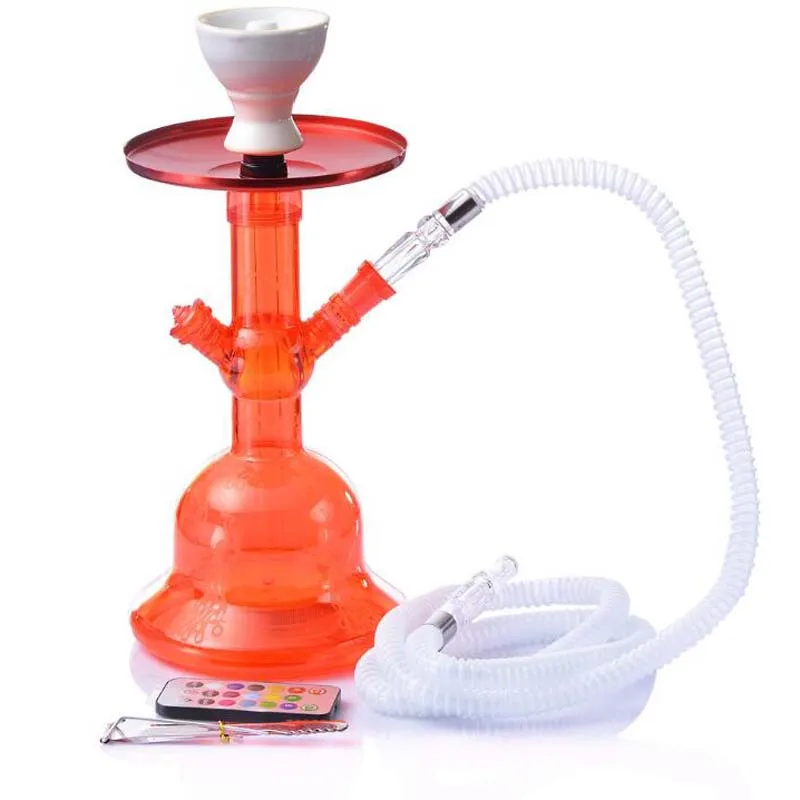 Новый стиль акриловый кальян арабский светодиодный портативный бар стеклянный с