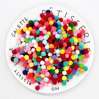 8mmmix 280pcs Мини Помпона смешанный Мягкий круглый Pompones шарики Пышная юбка с помпонами для малышей DIY одежды ручной работы рукоделия 8/10/15/20/25/30 мм - Цвет: 8mmmix 280pcs