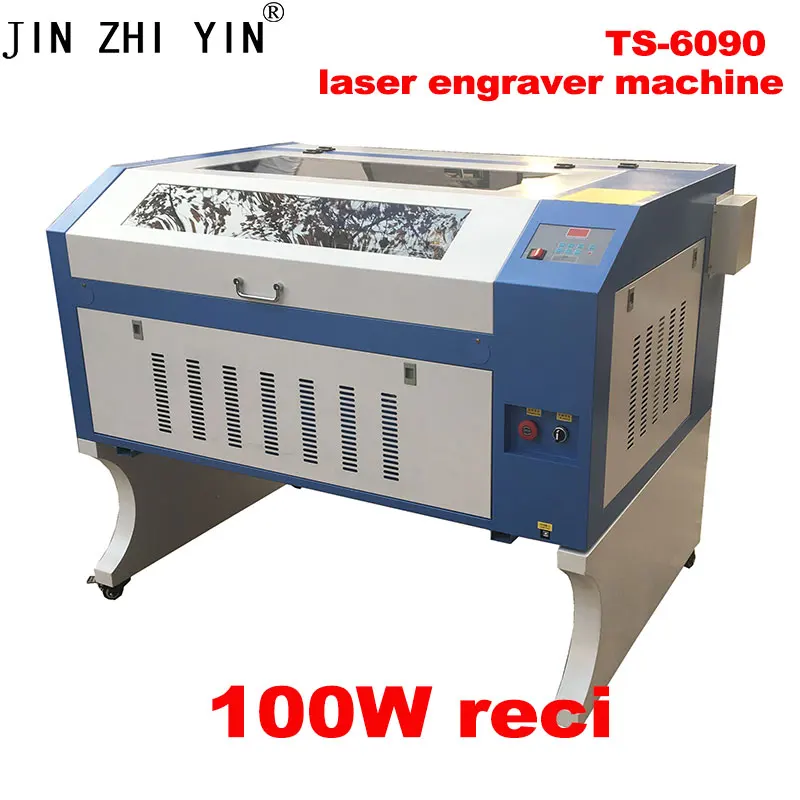 6090 100Wre ci лазерный гравировальный станок 900*600 мм Co2 режущий с вертикальной