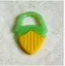 corn Горячая Новинка Прорезыватель для зубов милый фруктовый арбуз виноградный банан кусачки детские зубы двухцветные Силиконовые Прорезыватели зубов - Цвет: corn