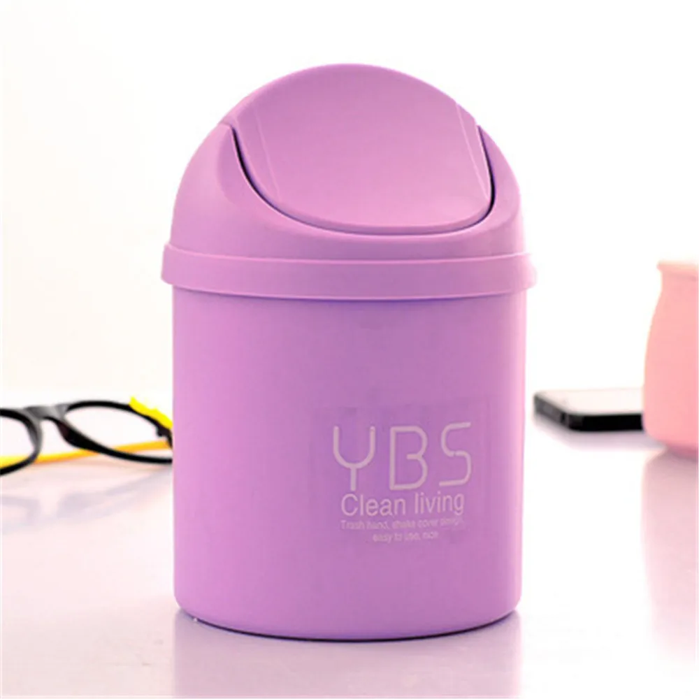 4 цвета Творческий мусорные баки трубы настольные компьютеры мини креативный