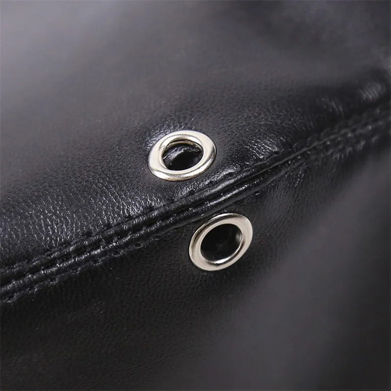 Маска для бондажа секс-игрушка женщин и мужчин кожаный БДСМ с капюшоном