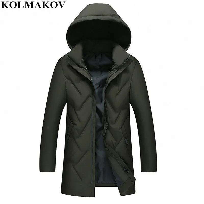 Мужская верхняя одежда KOLMAKOV зимняя хлопковая утепленная куртка однотонное
