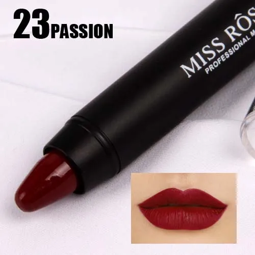 Miss Rose, матовая губная помада, водостойкая, стойкая, бархатная, телесная, batom mate, помада, сексуальная, красная, румяна, помада для губ MS064 - Цвет: 23