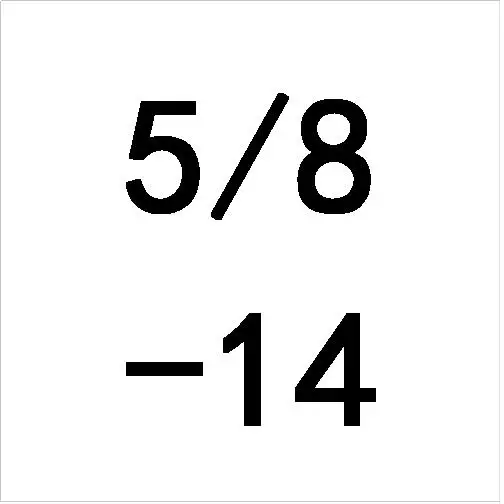 14 UNS 5/8-11 5/8-12 5/8-14 5/8-16 UNC UN UNS HSS правый ручной кран TPI резьбы инструменты для обработки пресс-форм 5/8 5/"-11 12 14 16 - Цвет: 14 UNS