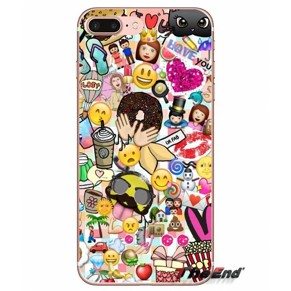 Interesting emoticons For Sony Xperia Z Z1 Z2 Z3 Z5 compact M2 M4 M5 E3 T3 XA Aqua LG G4 G5 G3 G2 Mini Capa Silicone Phone Cover | Мобильные