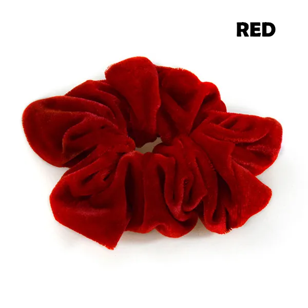 RED Новые Большие резинки для волос для женщин большие резинки для волос веревки для густых волос Audlt аксессуары для волос PT037 - Цвет: RED