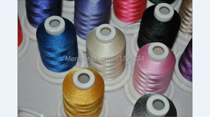 Нить из полиэстера Simthread 1000 м 6 цветов используется для вышивания а также удочек