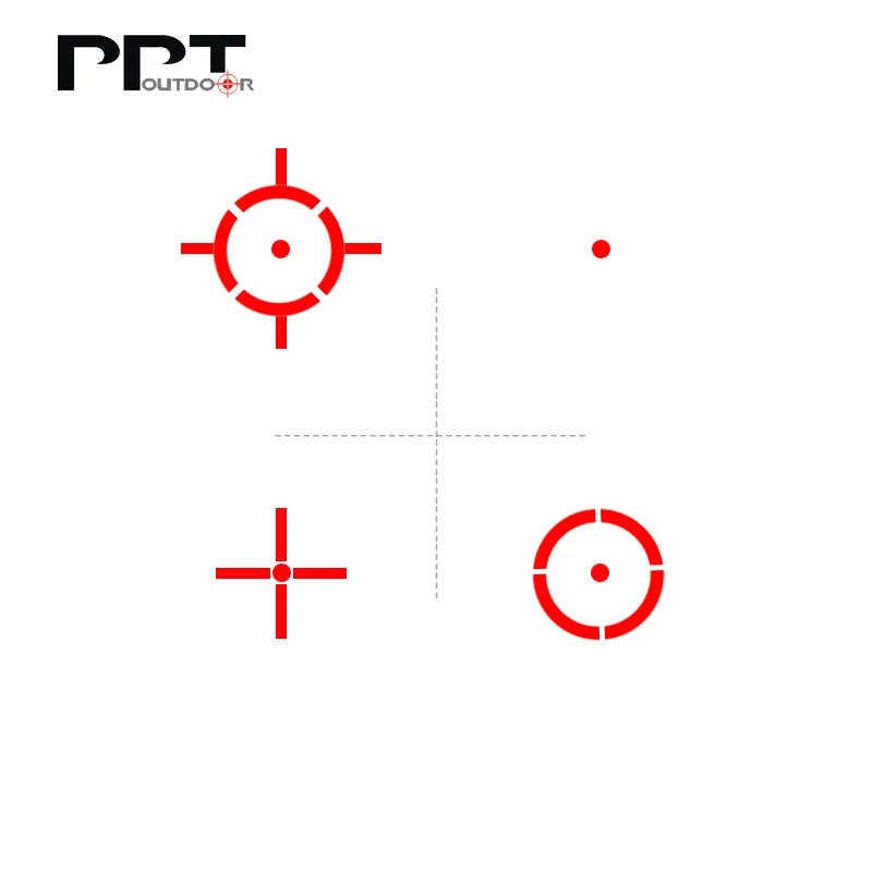 Горячая Распродажа Железнодорожный прицел Airsoft Оптика Красная точка зрения