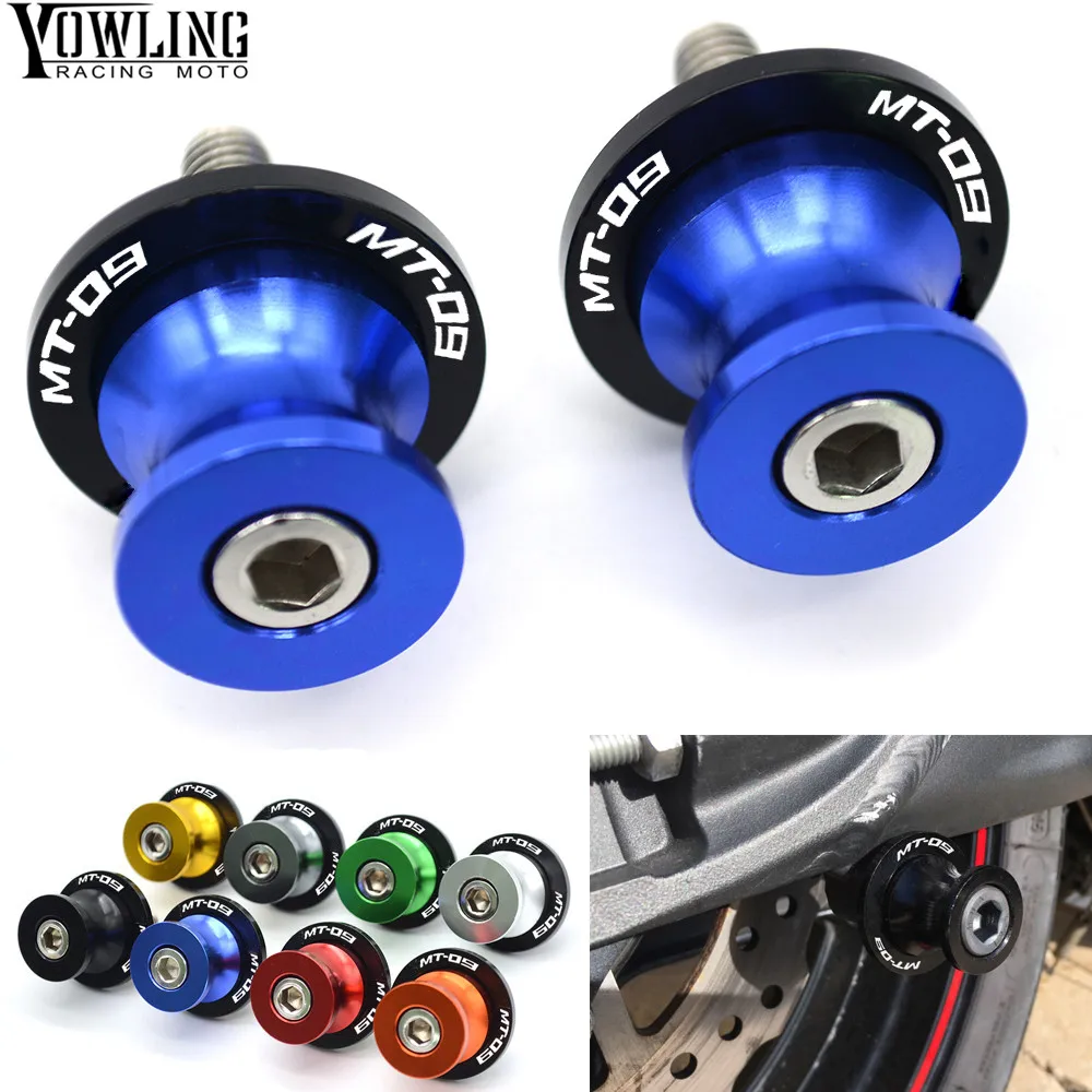 

Motorcycle accessories Motorcycle Swingarm Sliders Spools For MT-07 MT-09 MT07 MT09 FZ07 FZ09 2014 2015 2016 2017