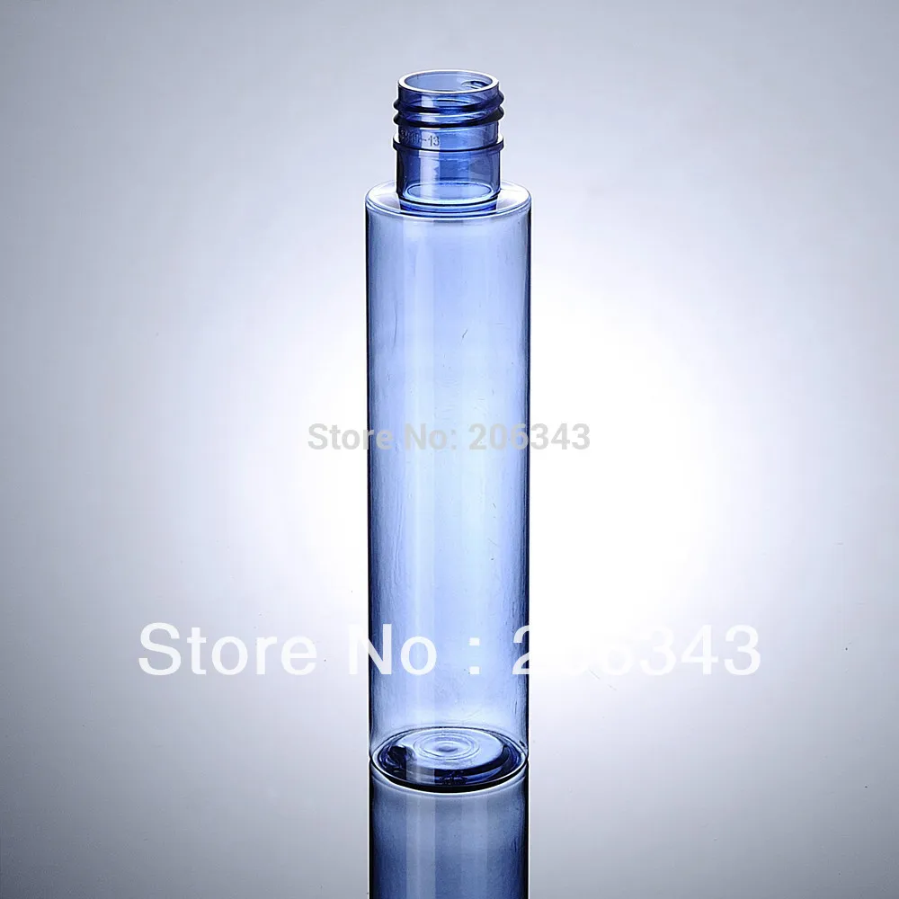 Прозрачная голубая бутылка для домашних животных объемом 100 мл или синяя