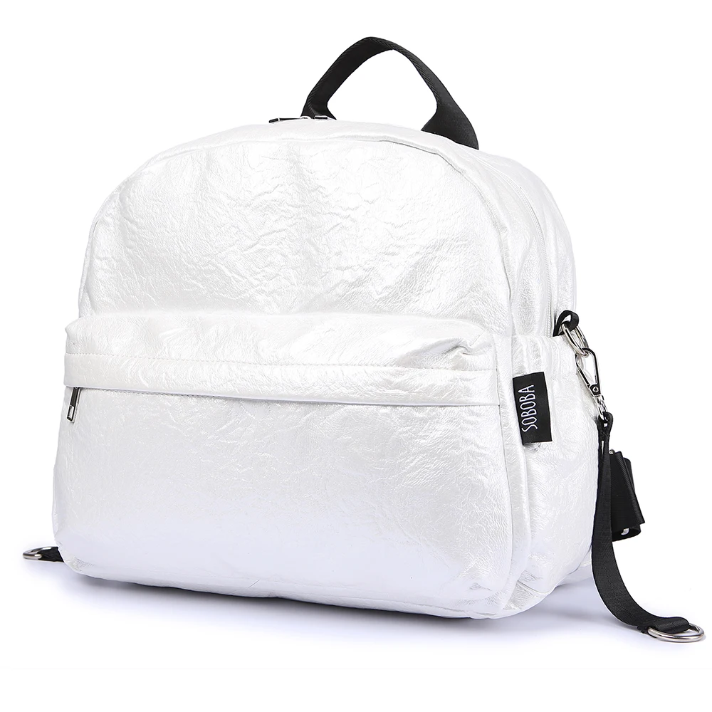 Soboba короткие сумки для подгузников с жемчужинами большой емкости модный дизайн