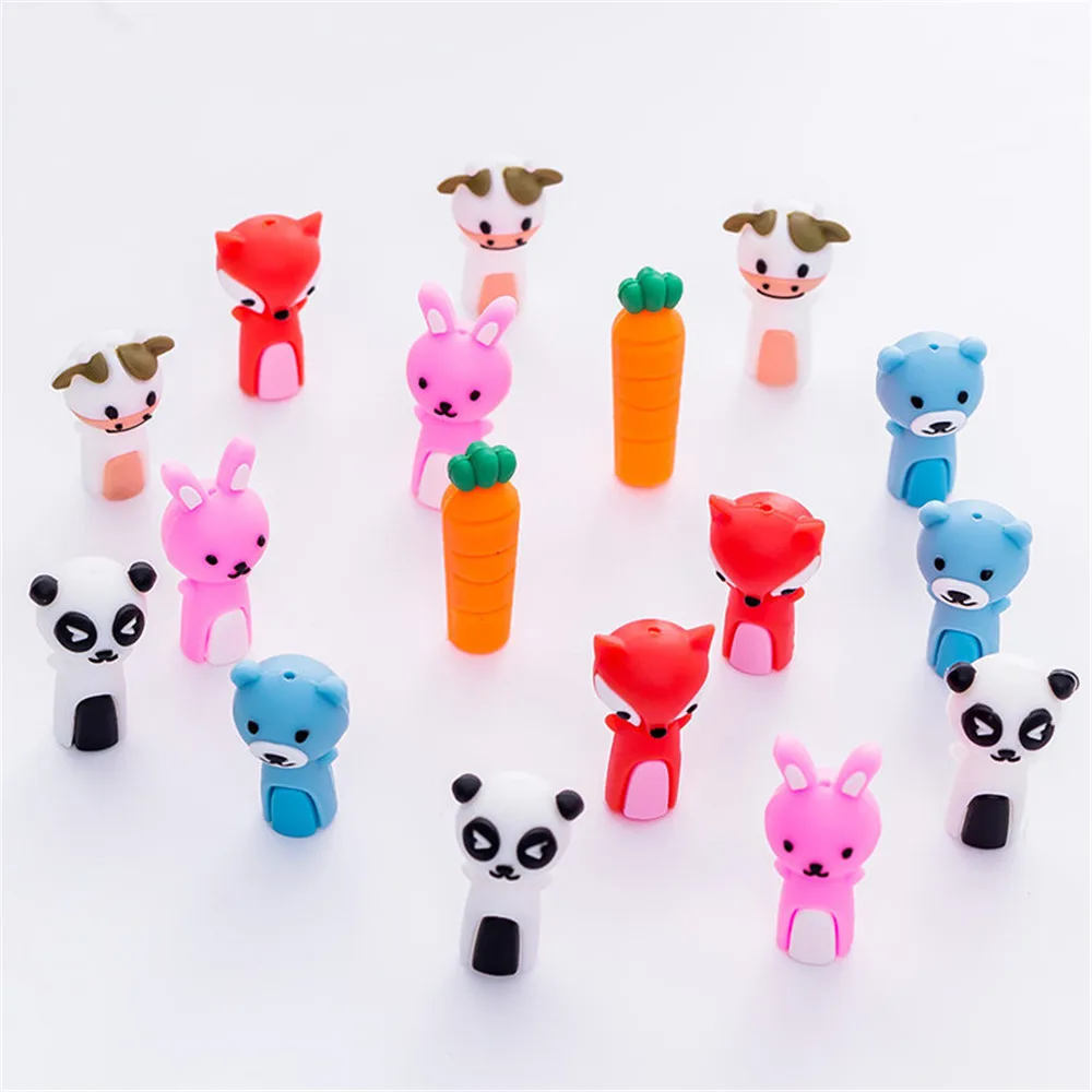 3 шт./компл. держатель для карандашей Kawaii Animal Удлинительный портативный