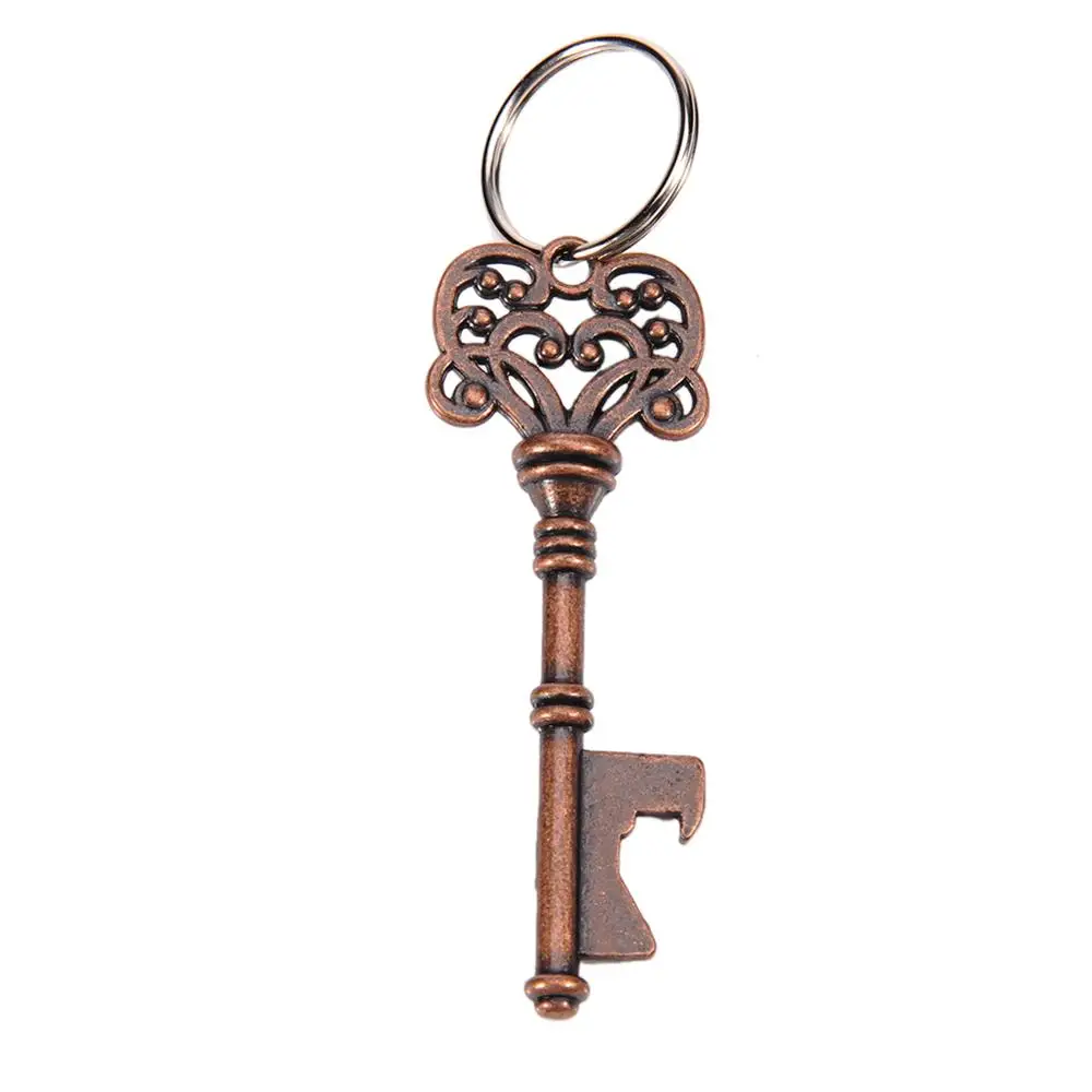 BronzeKeyring Новинка! 4 типа модный металлический брелок в форме ключа открывалка для пива бусина/кольцо цепочка брелок открывалка для пивной бутылки для KTV вечерние инструменты для бара - Цвет: BronzeKeyring
