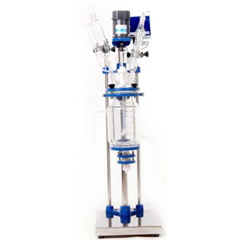 

5L Chemical lab Jacketed Glass Reactor Vessel digital display