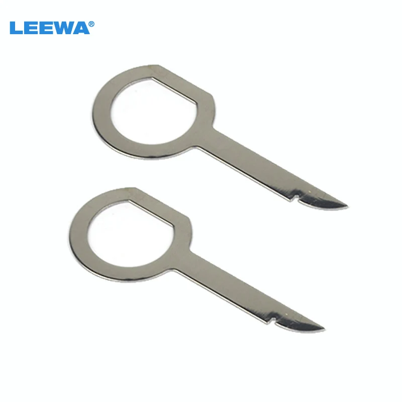 LEEWA 2 Φ Автомобильная магнитола инструмент для высвобождения ключей VW Audi Ford Volkswagen